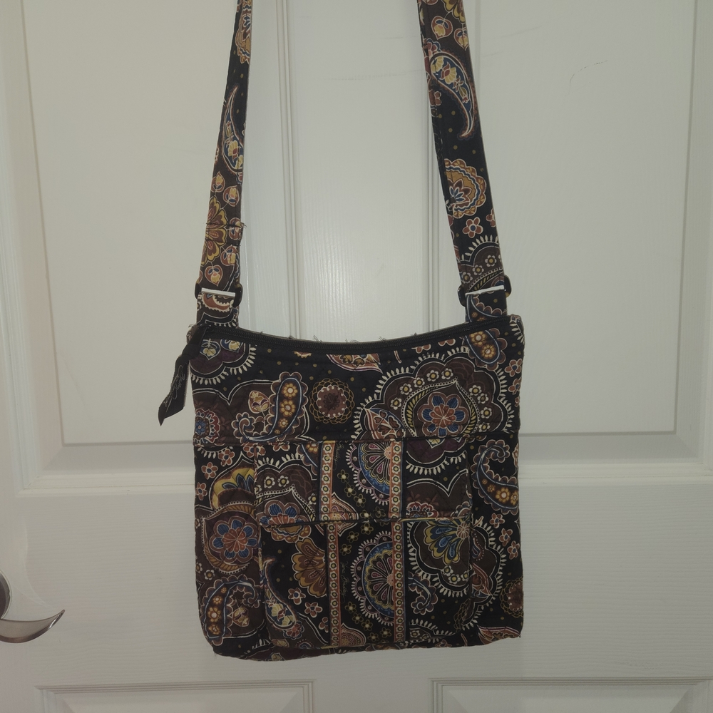 Vera Bradley Hipster Crossbody, Kensington, EUC
